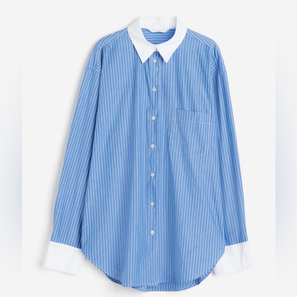 Oversized Poplin Shirt | New without Tags |